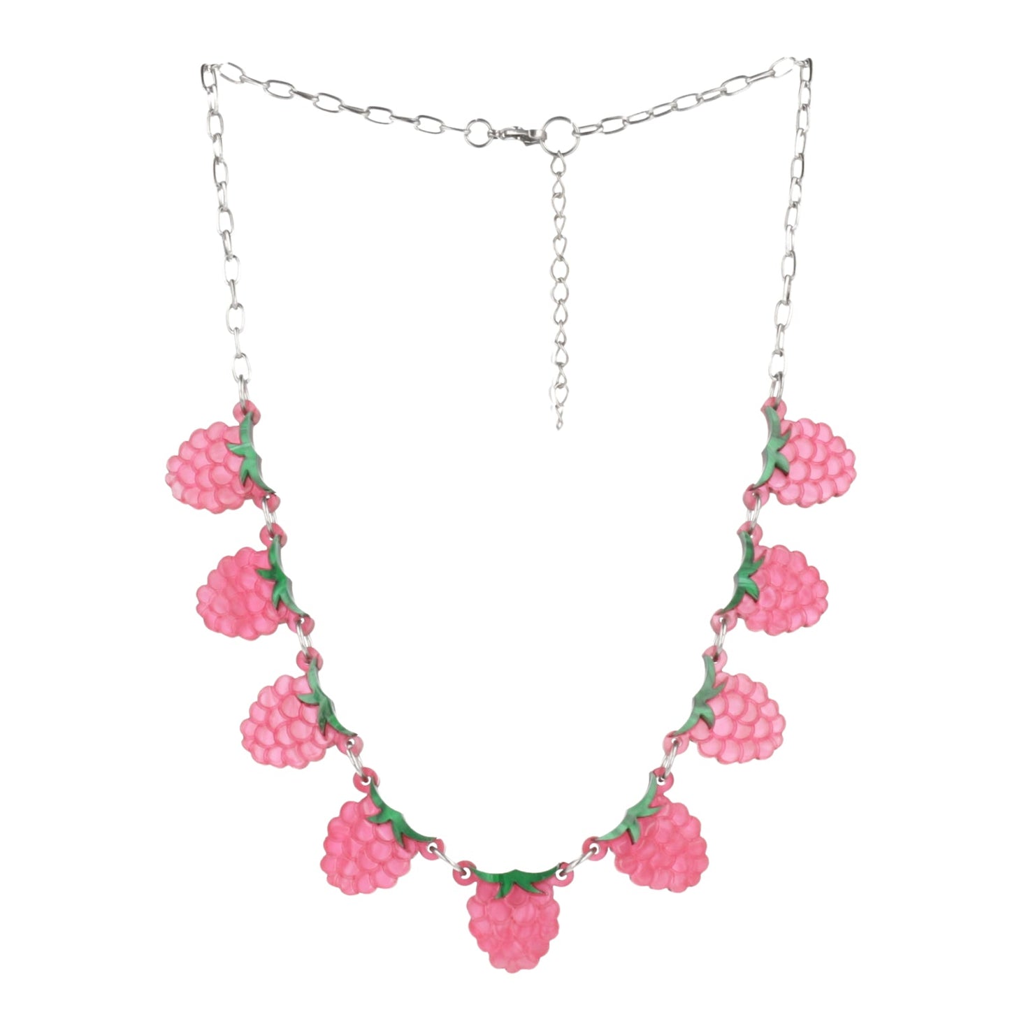 The Punnet Necklace - Raspberries