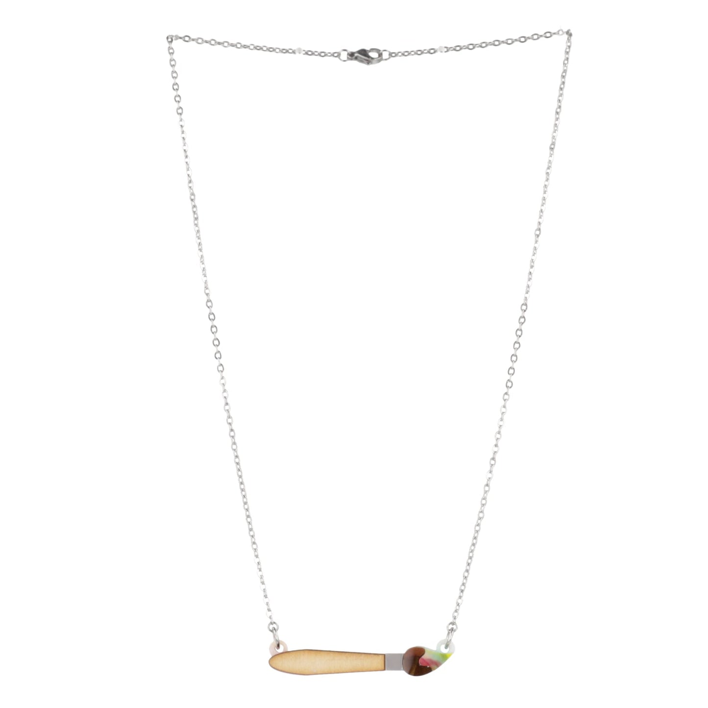 This Is An Art Paint Brush Necklace