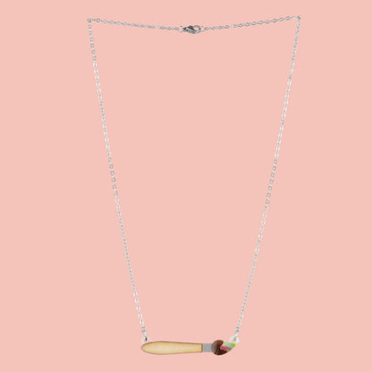 This Is An Art Paint Brush Necklace