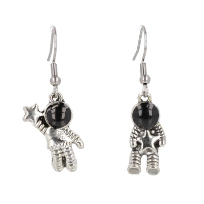 To Infinity Astronaut Earrings
