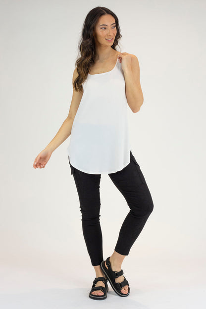 Black and Ivory Layering Cami 2 Pack - 80 cms