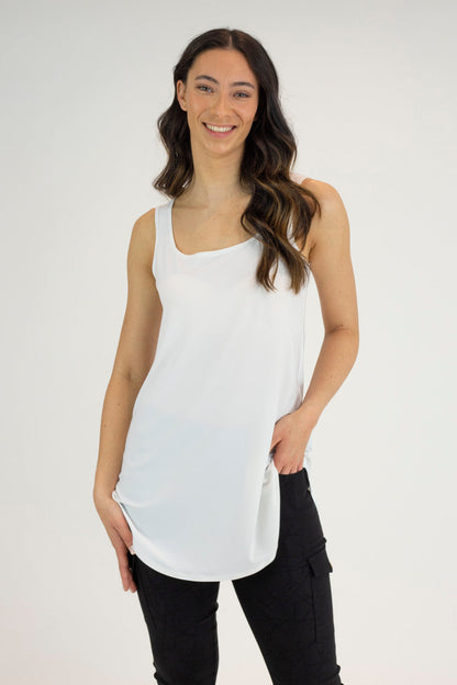 Black and Ivory Layering Cami 2 Pack - 80 cms